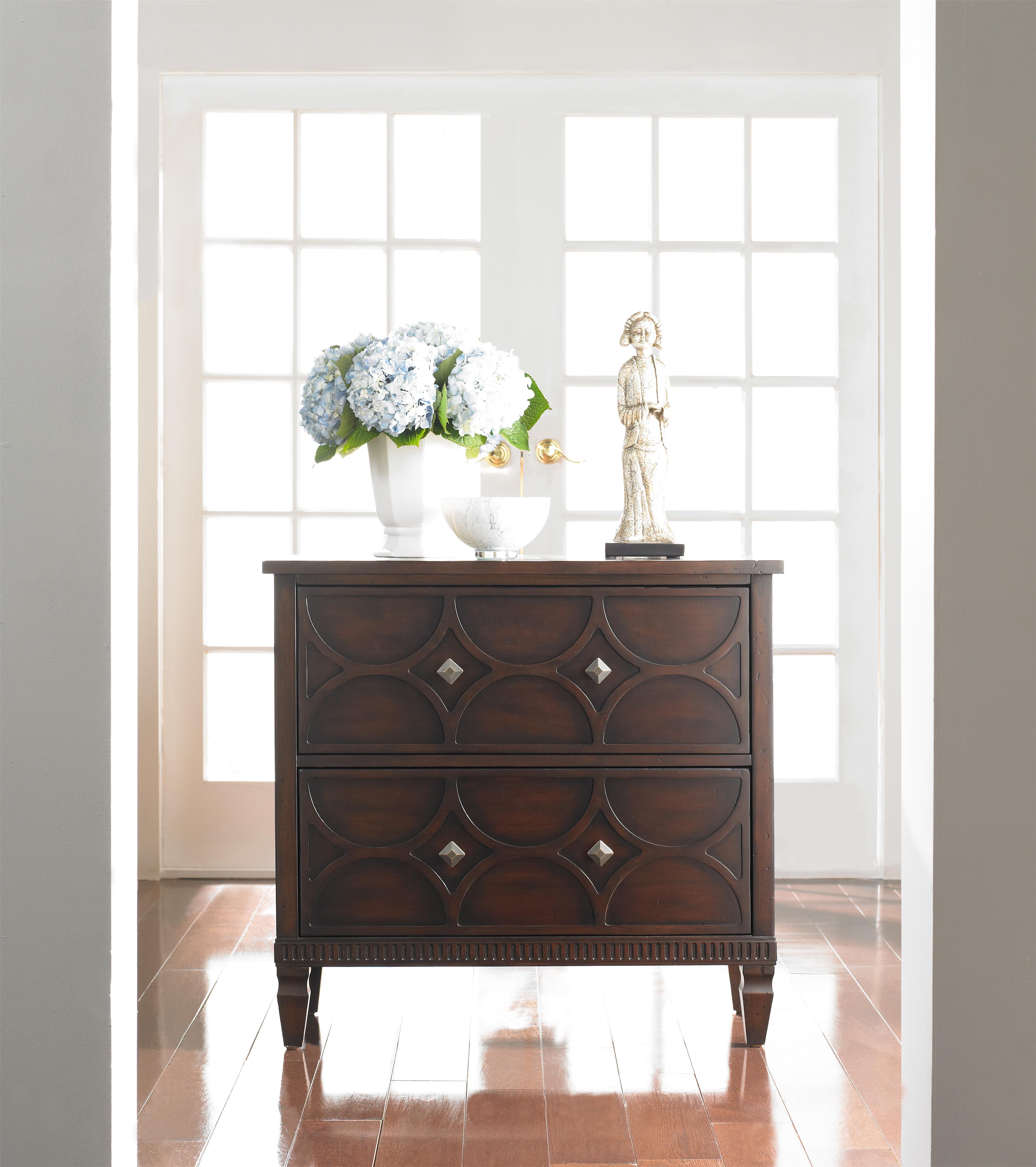 Hooker Furniture Living Room Accents TwoDrawer Accent Chest with